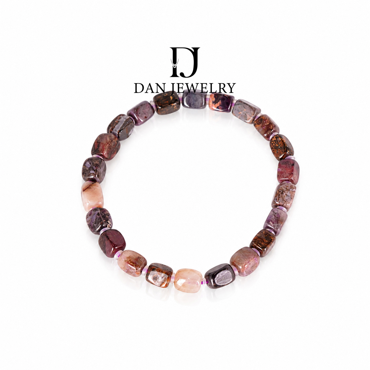 Sugilite Square Bead Bracelet D2609021