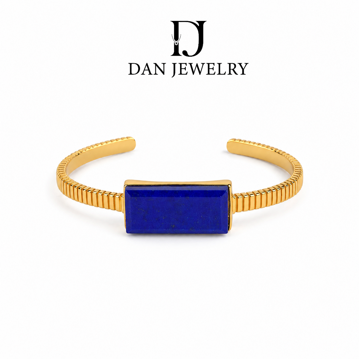 Freeform Lapis Lazuli Vintage Bangle D2607325