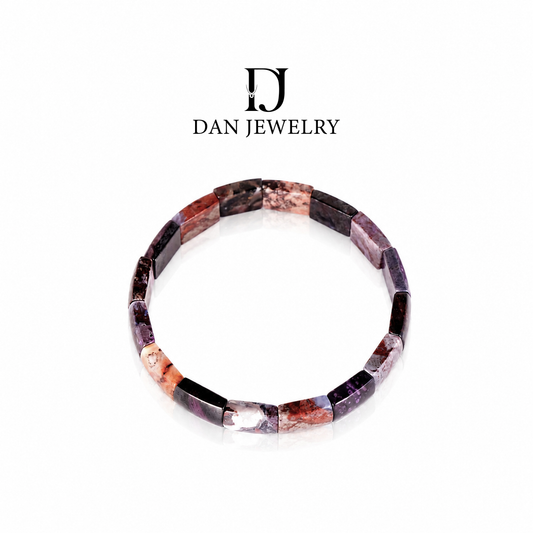 Sugilite Multicolor Pattern Bead Bracelet D2609032