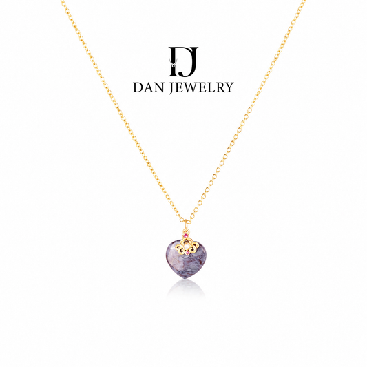 Sugilite Heart Pendant D2609033