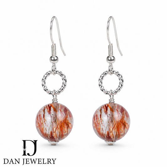 Faceted Smoky Quartz Sterling Silver Hook Earrings D2607274