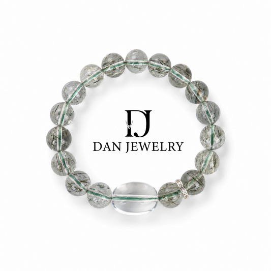 Faceted Clear Quartz Single-Strand Bracelet D2607282