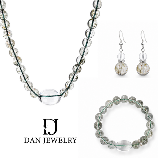 Large Fancy-Cut Clear Quartz Jewelry Set D2607284